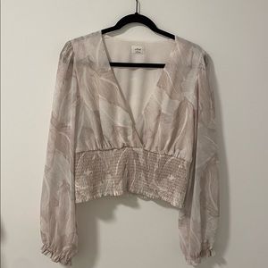 Aritzia wistful blouse